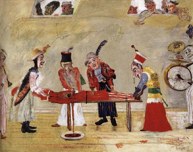 James Ensor The Assassination France oil painting art